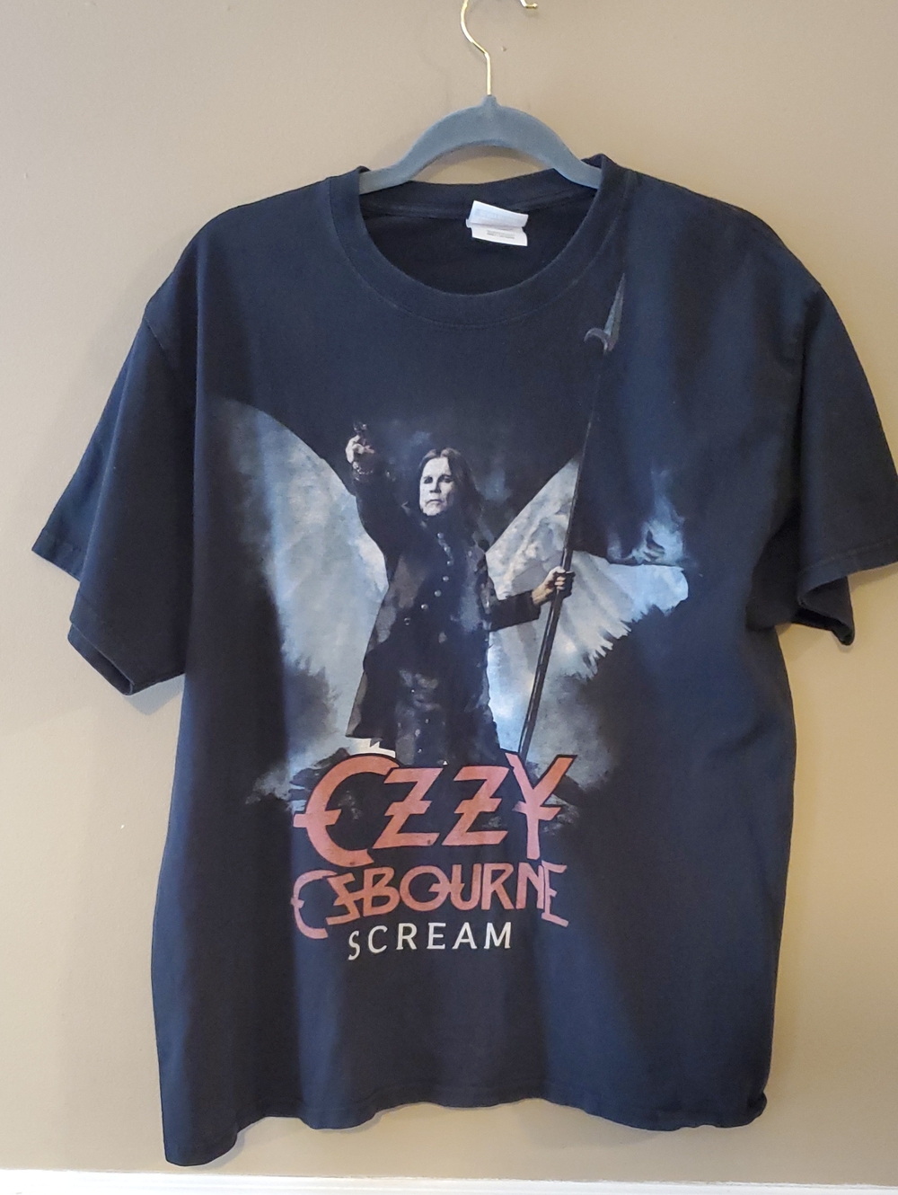 Ozzy Osbourne Vintage Black Scream 2010-11 Tour T-Shirt Size L - Picture 2 of 10